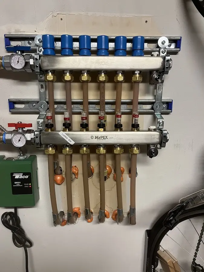 Plumber performing Leak Detection at a residential property in Chino